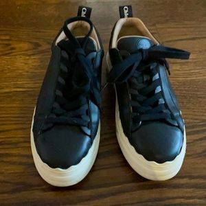 Chloe Lauren scalloped sneakers